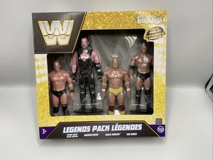 Flexfigs WWE Legends 4 Pack-Stone Cold, Undertaker, Hogan, The Rock Figuras Nuevo - Imagen 1 de 15