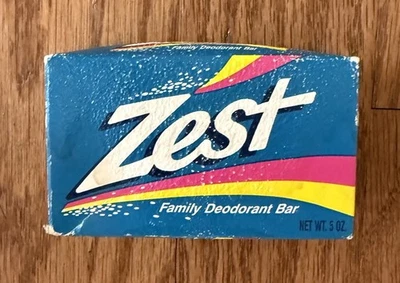 Дезодорант семейный Zest Bar мыло 5 унций винтажный 1992 НОВЫЙ ЗАПЕЧАТАННЫЙ (незначительное повреждение коробки) - Изображение 1 из 3