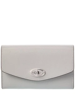 Mulberry Darley Medium Leather Wallet Women's Grey - Picture 1 of 4