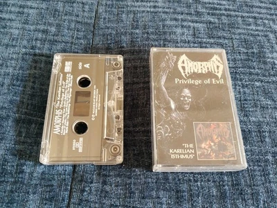 Amorphis The Karelian Isthmus + Privilege of Evil cassette MC Cemetary Sentenced - Image 1 of 4