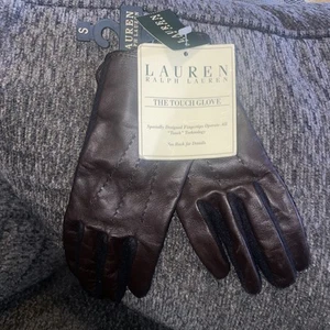 Ralph Lauren Women’s Leather Gloves - Picture 1 of 3