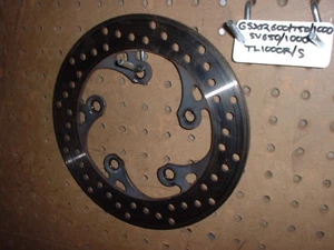 Suzuki GSXR1000 GSXR750 GSXR600 SV650 Brake Rotor Rear - Imagen 1 de 1