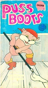 PUSS IN BOOTS and Other Cartoon Classics VHS- 4 Cartoons VHS Good - Picture 1 of 2
