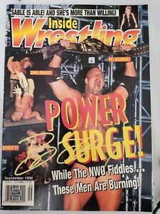 WWE Bill Goldberg Autographed Wrestling Magazine With Certification