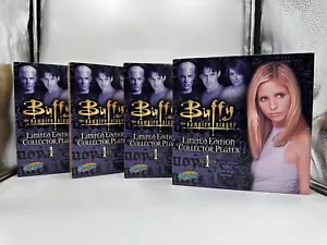 Buffy the Vampire Slayer Collectible Plate Set x4 Limited Edition Series 1 - Picture 1 of 10