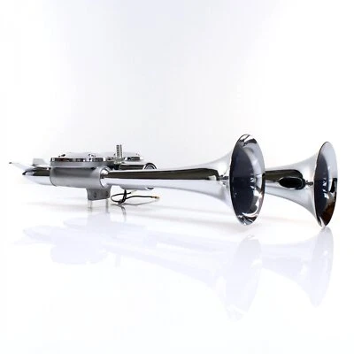 Sniper High Output 2 Trumpet Train Horn with Valve trigger horns 10211684  - Image 1 of 4