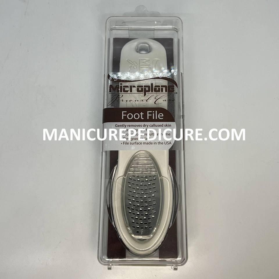 Microplane Personal Care - Foot File ORIGINAL MADE IN USA *MANICUREPEDICURE.COM* - Image 1 of 1