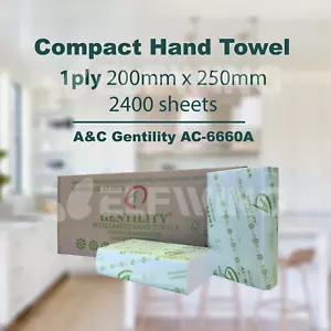 A&C Gentility Compact Interleaved Paper Hand Towel FREE POSTAGE - Picture 1 of 5
