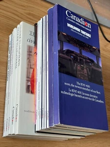 Lot of 16 different Canadian Airlines timetables 1990-2000 timetable schedule - Picture 1 of 8