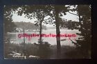 SYLVAN BAY beach, White Lake, Whitehall, Michigan RPPC postcard Wabaningo 1929