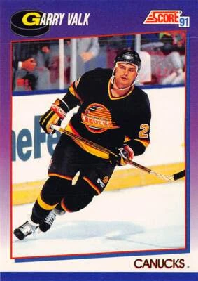 1991-92 Score American #195 Garry Valk - Image 1 of 2