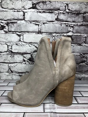 Jeffrey Campbell Oath Rust Peep Toe Tacones Recortados Botines Mujer Talla 8M EE. UU./39 Foto 1 de 4