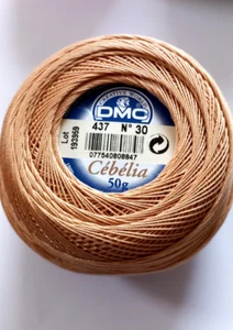 Hilo de ganchillo DMC Cebelia 50 g beige 437 - talla 30 - Imagen 1 de 1