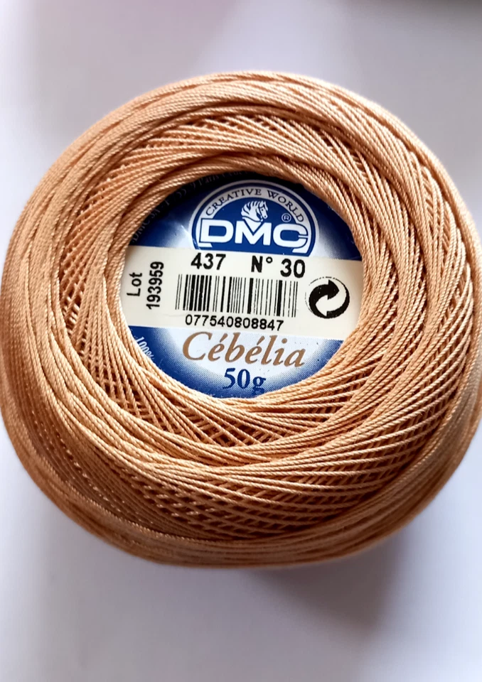DMC Cebelia Crochet Thread 50g Beige 437 -  Size 30 - Image 1 of 1