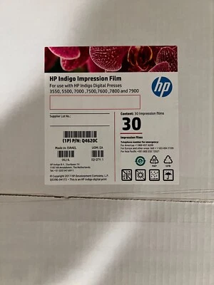 HP Indigo Q4620C para papeles de impresión 3550/5500/7000/7500 (30 piezas) Foto 1 de 2