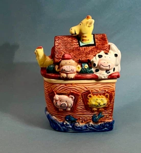 Express Productions Noah's Ark Ceramic Cookie Jar / Candy Jar - Picture 1 of 7