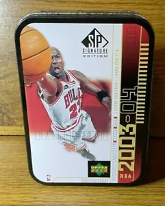 2003-04 SP Signature Michael Jordan Tin Empty - Picture 1 of 6