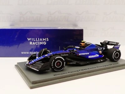 Spark 1:43 Logan Sargeant Williams FW46 Emilia Romagna GP 2024 NEW S9540 - Image 1 of 4