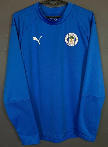 MEN FC WIGAN ATHLETIC 2018/2019 TRAINING TOP SOCCER FOOTBALL SHIRT JERSEY SIZE M Cover