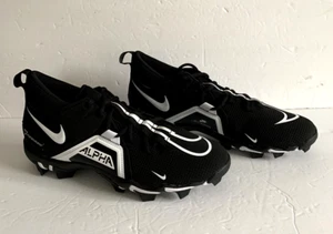 Nike Alpha Menace 3 Shark Mens NEW CV0582-001 Black Football Cleats Size 10 - Picture 1 of 12