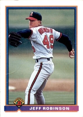 1991 Bowman #193 Jeff Robinson - Image 1 of 2