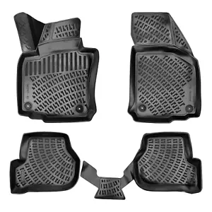 Car Floor Mats Liners For VW Golf 6 2008-2012 All Season Heavy Duty 3d Auto Rugs - Foto 1 di 12
