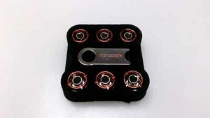 MONSOON G1/4" 1/2" ID, 5/8" OD Free Center Hardline Fittings (RED) FCH-1258-6-RD - Picture 1 of 1