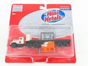 HO Scale CMW Mini Metals 31125 US Steel Tractor w/ 32' Flatbed Trailer Set - Picture 1 of 5