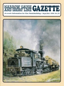 NARROW GAUGE & SHORT LINE GAZETTE 9-10/94 CAR FERRY, 20-TON SHAY, SUGAR BEETS - Picture 1 of 2