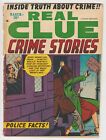REAL CLUE CRIME STORIES #85 Vol8#3 1953 GOLDEN AGE CLASSIC WOMAN STABBING -C