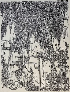 Robert Pudlich Grafik Auf Ibiza Holzschnitt Nachlass - Bild 1 von 4