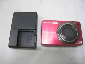 SONY Cyber-shot DSC-W170 red Japanease language ONLY digital camera Working - Picture 1 of 6