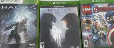 LOTE de 3 Juegos Xbox One - HALO 4+ 5+ LEGO Marvel Avengers Regalo Sin Probar Foto 1 de 4