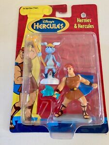 NEW Vintage Disney HERCULES AND HERMES  Mattel Toy Action Figure sealed