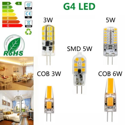 G4 LED Bulb 3W 5W 6W Capsule Light Lamps Corn Bulb Cool White Warm White Halogen - Image 1 of 4