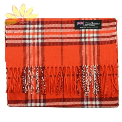 Venta al por mayor Lote Cuadros Unisex 100% CACHEMIRA Cálido Envoltura Bufanda Lana ESCOCIA Foto 1 de 4