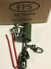 DP SETTER TOOL  + 12 Powder Coated FPS DP Dog Proof Coon Traps, Raccoon NEW SALE