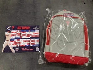 PHILLIES 2023 J.T. Realmuto Cooler Bag & 2024 MAGNET MAGNETIC SCHEDULE SGA - Picture 1 of 2