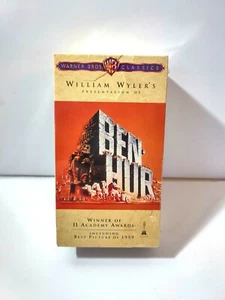 vintage ben hur 2 vhs tape set new sealed with warner bros watermark 2001 1959 - Picture 1 of 6