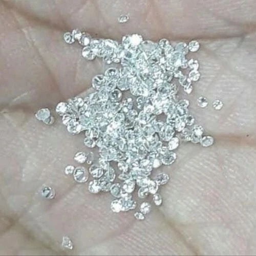 NATURAL EARTH MINED LOOSE DIAMOND 1 MM APPROX 0.005 CT 90 PIECE'S G-H/SI CLARITY - Image 1 of 4
