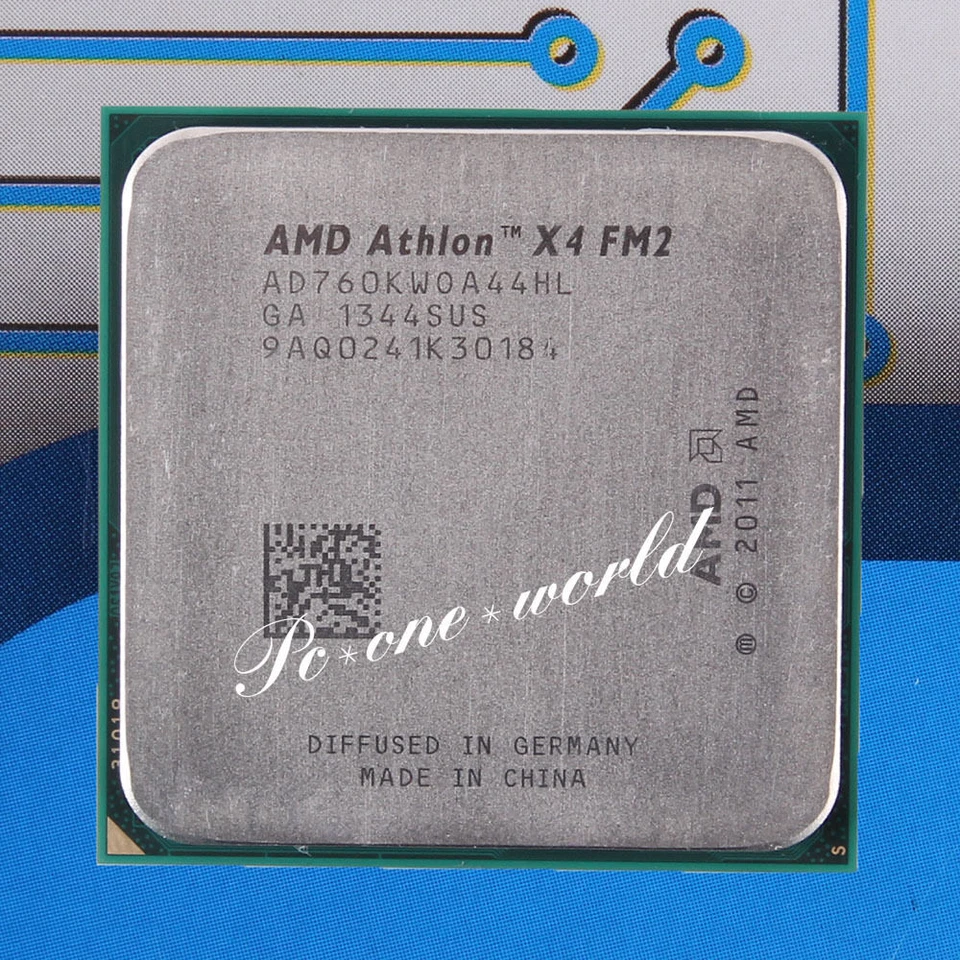 100% Work AD760KWOA44HL AMD Athlon X4 760K 3.8 GHz Quad-Core Processor CPU FM2 - Image 1 of 1