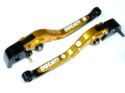Ducati 999 - S - R 2003-2006 FOLDING BRAKE & CLUTCH LEVERS ROAD TRACK RACE TS230 Foto 1 de 4