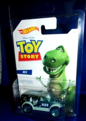 Hot Wheels coleccionable Disney Toy Story Rex 4/6 nuevo en plástico guardián 2019 Foto 1 de 3