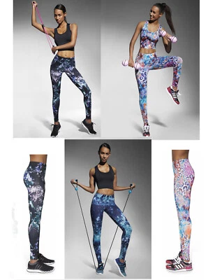 Sport Leggins Leggings Muster Radler Jogging Yoga Fitness Trend Sporthose - Bild 1 von 4