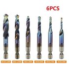 Cutting edge M3 M10 Blue Tap Drill Bit Set for Swift and Precise Thread Tapping