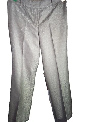 Ann Taylor Damascus Print Silk Pants New Without Tags Size 10with Liner - Image 1 of 4