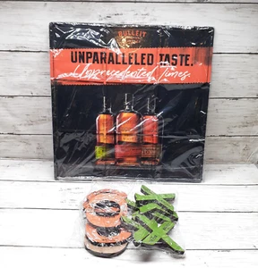 Bulleit Frontier Whiskey Tic Tac Toe Brettspiel 10 X's & O's Pieces Man Cave Bar - Bild 1 von 7