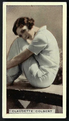 RELIANCE - FAMOUS STARS - #33 CLAUDETTE COLBERT - Image 1 of 2