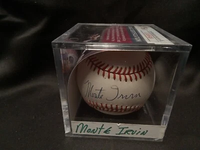 MONTE IRVIN AUTOGRAPHED ONL BASEBALL JSA BB # - Image 1 of 4