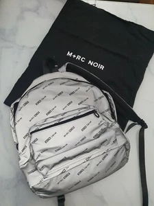 M+ RC NOIR Herren Street Style Reflektierender Rucksack Tasche Logo Silber Designer 2019 - Bild 1 von 12